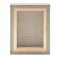 Clear Primed Stretched Linen Canvas- Back