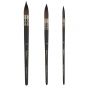 Set of 3 - Danube Quill Brushes: #6, #10 and #14