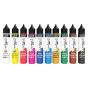 Daler-Rowney System 3 Fluid Acrylic Liner, Set of 10 Colors - 29.5ml