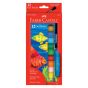 Faber-Castell Gel Sticks Set of 12 with Brush