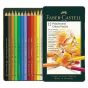 Faber-Castell Polychromos Pencil Tin Set of 12 - Assorted Colors