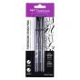 Tombow Fudenosuke Black Brush Pen Set of 2, Hard & Soft Tip