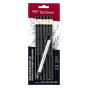 Drawing Pencil with Eraser (Set of 6)
