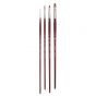 Princeton Velvetouch Synthetic Long Handle Series 3900 Brush Set of 4