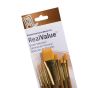 Princeton Real Value Brush Set 9143 Short Handle 7pk - Golden Taklon Bristles