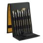 Silver Brush Monza® Synthetic Mongoose Short Handle Brush Set of 12