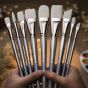Silver Brush Silverwhite® Synthetic Long Handled Brushes