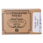 Charbonnel Lithographic Crayon - N05 Soft Black, 12 Count