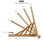 Supported angles: 0°, 30°, 50°, 65°, 80° (angles are approximate)