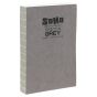 Grey paper pad, 120 sheets (240 pages)
