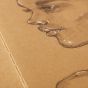 Kraft tan paper color ideal for sketching figures