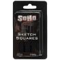 SoHo Sketch Squares 3-Pack - Black
