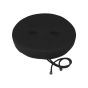 1.75” thick cushion for sitting comfortably and doubles as a cover