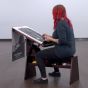 Holds drawing pad up to 18” x 24”