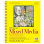 Strathmore Mixed Media 300 Series Spiral Bound Pad (117 lb., 40 Sheets Vellum) 11x14"
