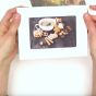 Makes an instant photo frame card form your home printer