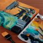 Perfect for acrylic, oil, and mixed-media artists (artwork by Michaela Westra)