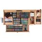 Plenty of storage so your art supplies are always organized  Pull-out drawer beneath the palette stores paint or paper