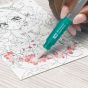 Water Brush is refillable and easily blends ink to create watercolor effects