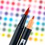 Tombow Dual Brush Pens Tips Close Up