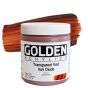 GOLDEN Heavy Body Acrylic 8 oz Jar - Transparent Red Iron Oxide