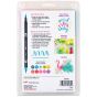 Tombow Dual Brush Pen Set Of 10 - Tropical Colors