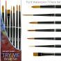 Try It Set of Beste Brushes for Watercolor 7pc