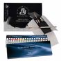 Turner Watercolor Set, 9x12in NY Central Watercolor Block and Kolinsky Short Handle Brush Set of 4