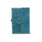 Turquoise Opus Genuine Leather Journals with Slide Closure - 4x6