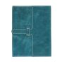 Turquoise Opus Genuine Leather Journals with Slide Closure - 6x8