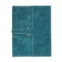 Turquoise Opus Genuine Leather Journals with Slide Closure - 6x8