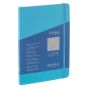 Fabriano EcoQua+ Notebook 5.8 x 8.3" Grid Stitch-Bound Turquoise
