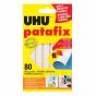 Uhu Patafix Adhesive Glue Pads - White, Pack of 80