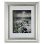 Valentina Frames Silver 2" Frame with Glass and Mat 11x14" (w/ 8x10" Mat)