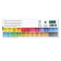 Winsor & Newton Professional Watercolor Half Pan Complete Travel Tin Set of 24-Detail Information