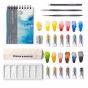 Winsor & Newton Pro Watercolor Travel Studio Case 20-Piece Set-Contents