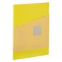 Fabriano EcoQua+ Notebook 5.8 x 8.3" Dot Grid Glue-Bound Yellow
