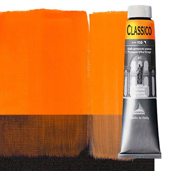 Classico Oil Color 200 ml Tube - Permanent Orange