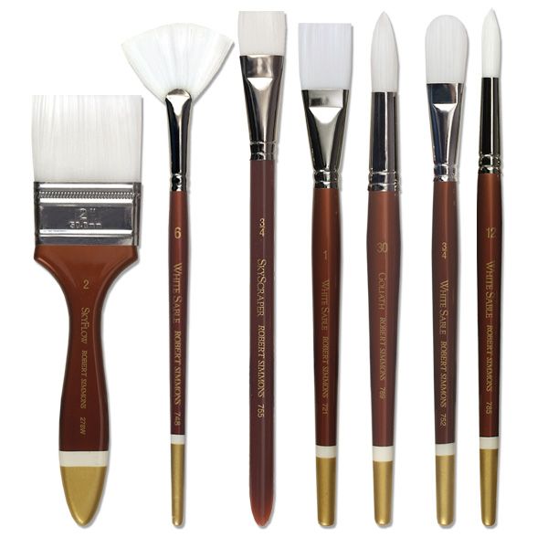 Robert Simmons White Sable Watercolor Brushes