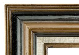 Accent Wood Frame 9x12" - Triple Brown