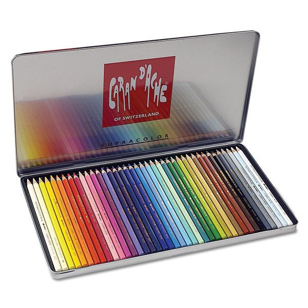Caran D' Ache Supracolor Soft Aquarelle Full Blender Bright Blender Stick Pencils - 2-Pack