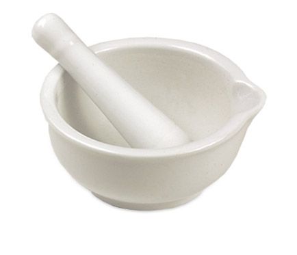 Mixing Bowl And Pestle
