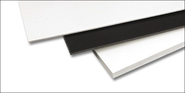 Sturdy Board Lightweight Foamboard 3/16" Thick - Box of 25 32x40" - Black