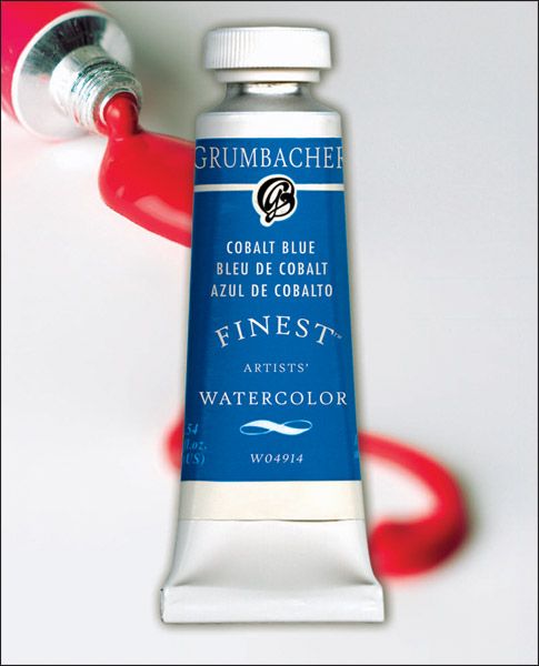 Grumbacher Finest Artists' Watercolor 14 ml Tube - Delft Blue