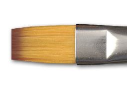 Richeson Orange Synthetic Brush Series 9164 Bright #4