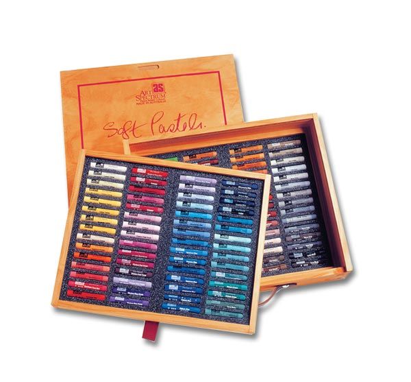 Art Spectrum Soft Pastel Cardboard Box Set of 30 Standard - Dark Colors