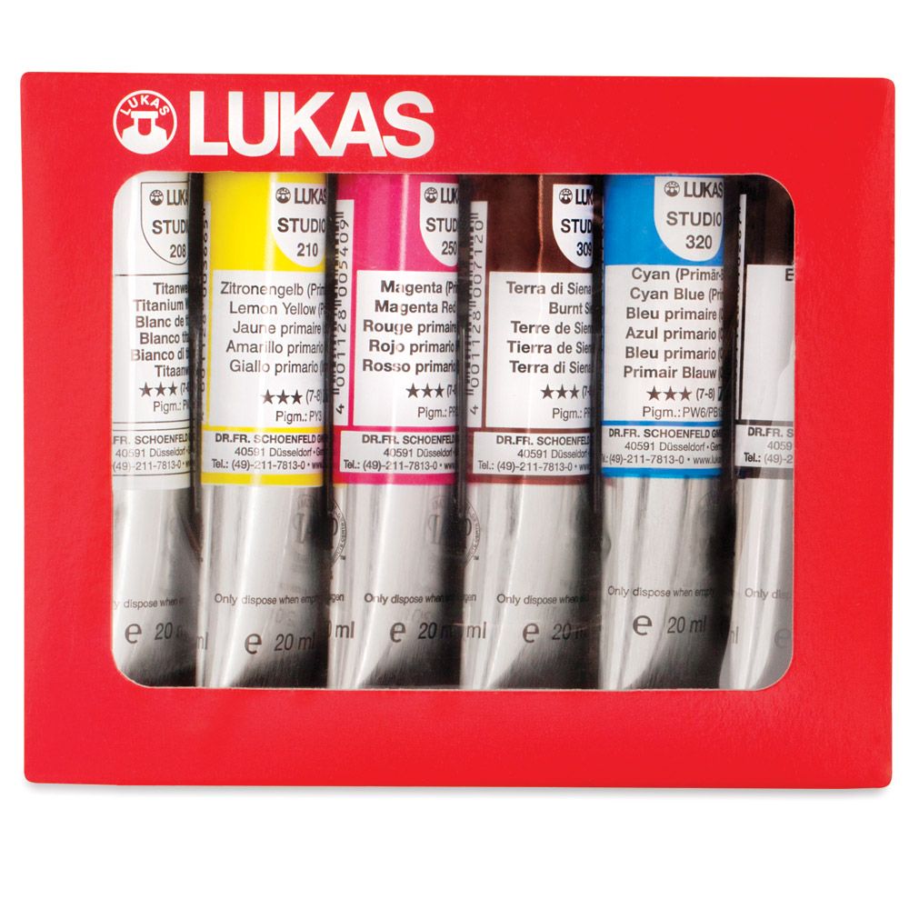 LUKAS Studio Oils Trial Set of 6
