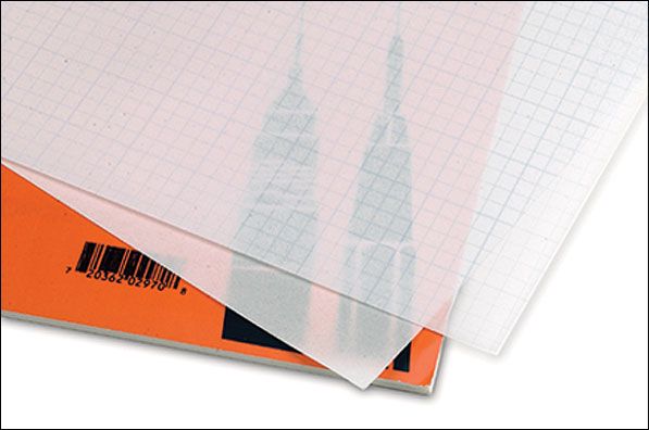 Clearprint 1000H Design Vellum Pads Transparent Plain 18 x 24"