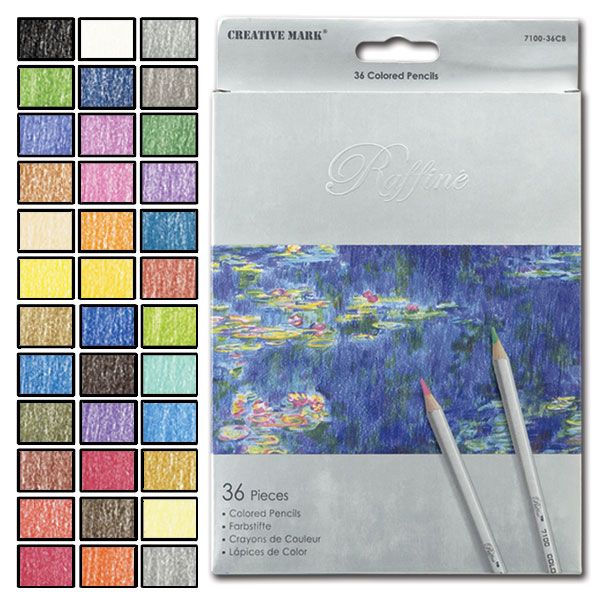 Raffine Colored Pencils, Set of 36