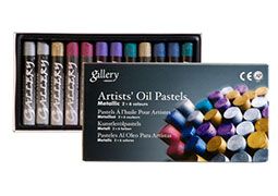 Mungyo Gallery Soft Oil Pastels Set of 12 - Metallic Colors
